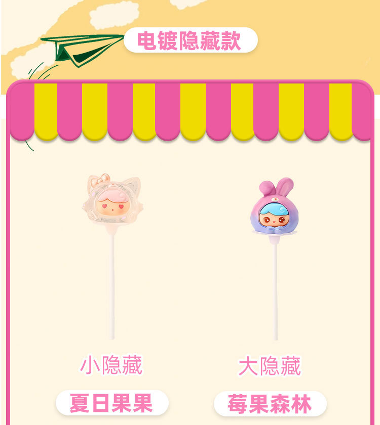 仿真棒棒糖MOMO糖果盲盒创意可爱公仔女孩礼物潮玩桌面萌粒摆件详情9