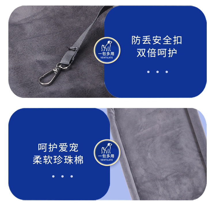 Cat bag, portable pet suitcase, dog bag, space capsule suitcase, large-capacity dual-purpose cat backpack pic 23