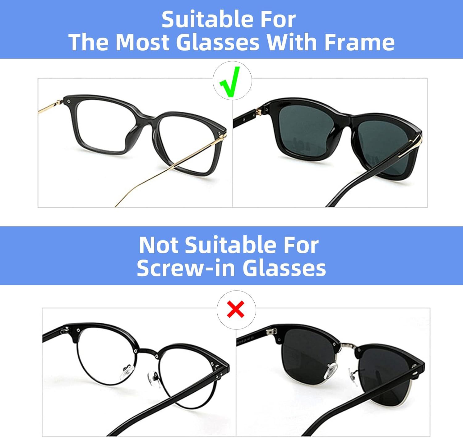 Cross-border best-selling 27 pairs of anti-slip ear tips for glasses, medium-sized round ear pads, concave-convex nose pads for glasses, fixed glasses accessories pic 6