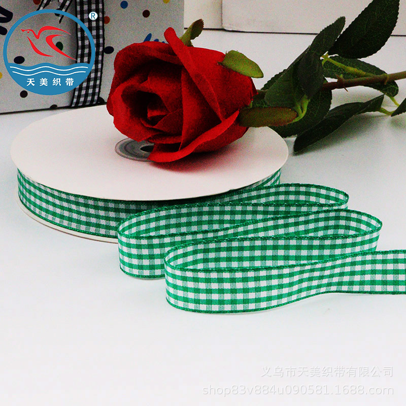 1.5 cinta de celosía milky bird plaid cinta decorativa para hornear pastel cinta de arco material de bricolaje cinta de celosía cinta de regalo pic 29
