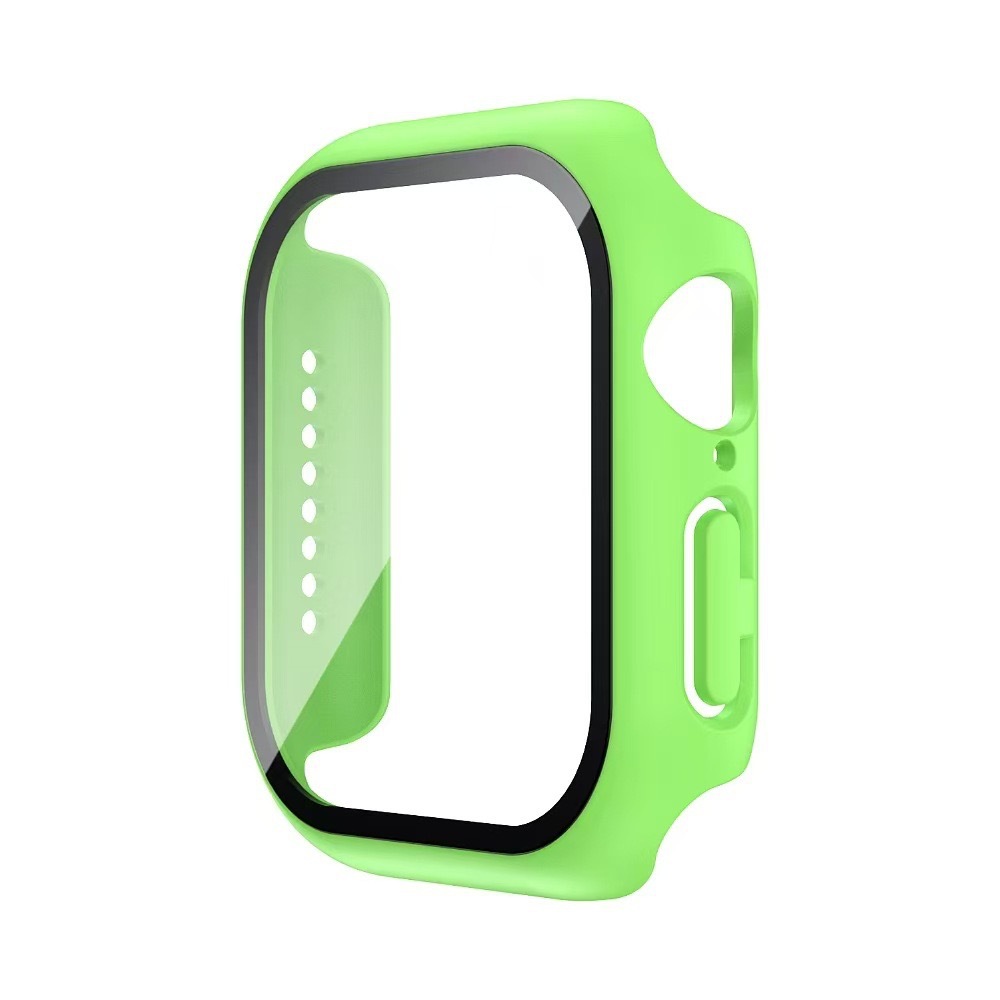 苹果手表保护壳适用iwatch s10手表壳防摔PC喷油钢化膜s9壳膜一体详情33