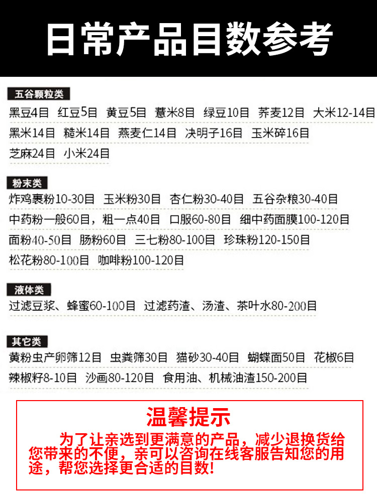 筛子面粉筛家用烘焙工具筛网304不锈钢过滤网筛粉器面箩手持超细详情17