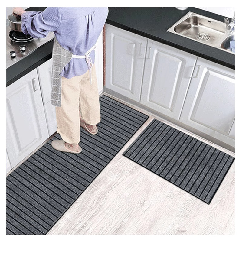 Kitchen floor MATS are anti-slip, oil-proof, erasable and do not require washing. They are household floor absorbent MATS and are specially designed for full coverage pic 8