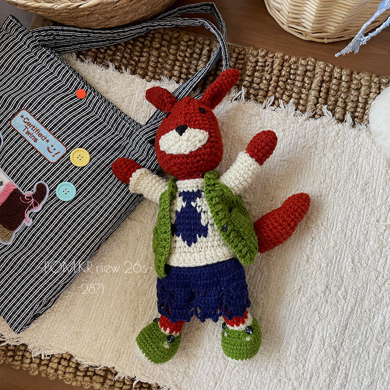 噜噜kitty哈喽kiity钩针编织玩偶卡通动物娃娃手工钩织礼物创意玩偶详情5