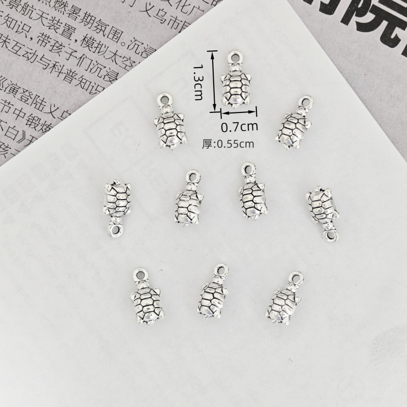 diy合金饰品配件海洋生物海龟挂件 手链项链复古吊坠材料跨境热销详情29