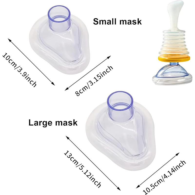 Cross-border export Breathing trainer, rescue asphyxia mask training institution, first aid Breathing Trainer pic 7