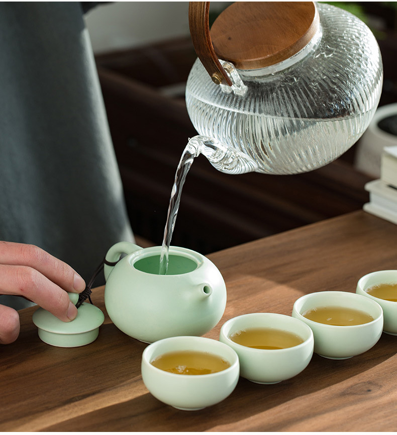 定窑便携包旅行功夫茶具陶瓷西施壶一壶二杯四杯套装定制创意礼品详情14