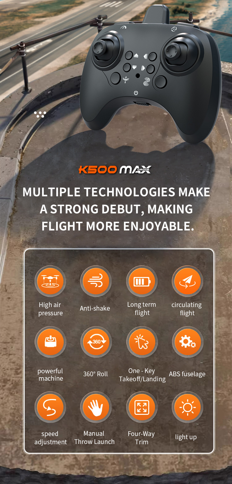 ABS plastic remote-controlled aircraft, remote-controlled fighter jets, high-quality quadcopters, foam drones pic 3