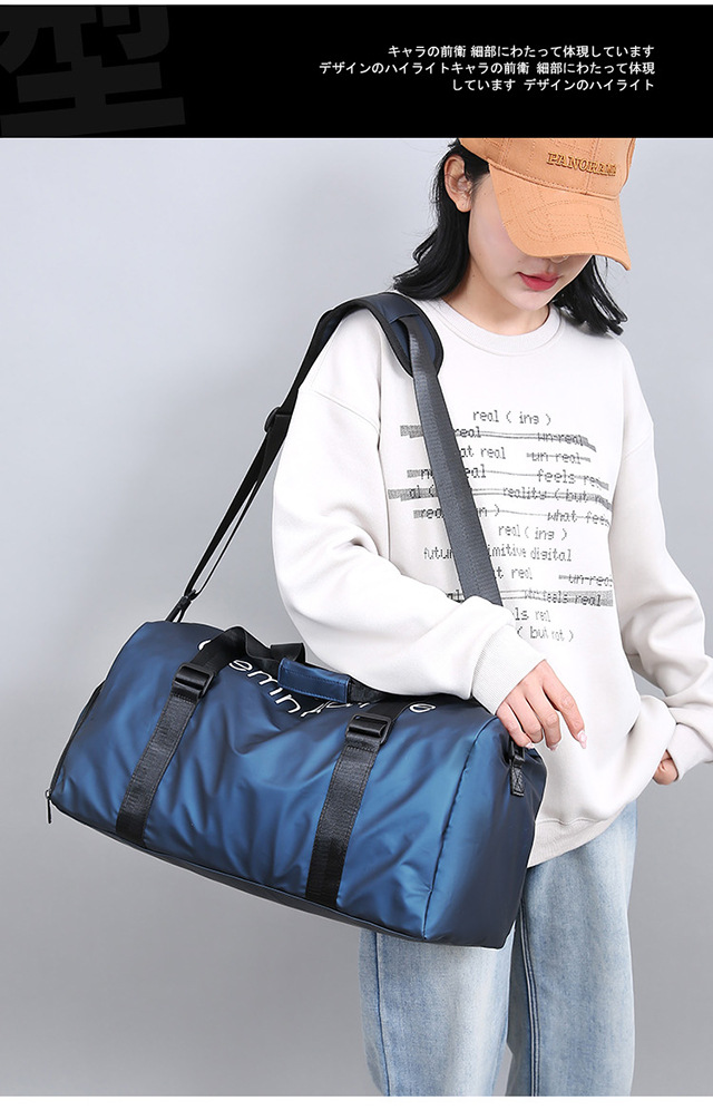 跨境健身包女干湿分离游泳运动训练包男手提登机包旅行袋短途行李详情25