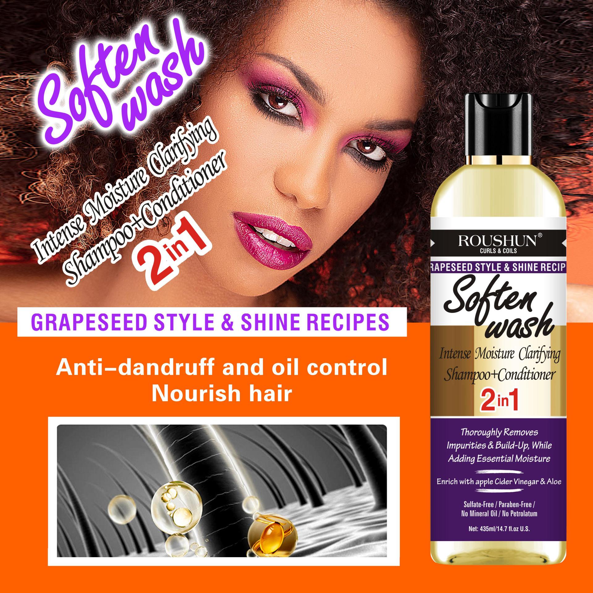 ROUSHUN MOISTURIZING shampoo+conditioner 2in1 shampoo pic 9