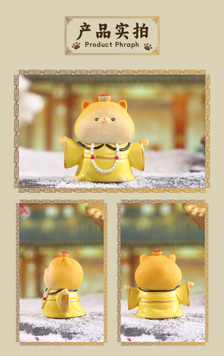 Meow Meow Long Live Blind Box, cartoon cute figurines, resin ornaments, creative dolls, trendy tabletop ornaments, blind box pic 14