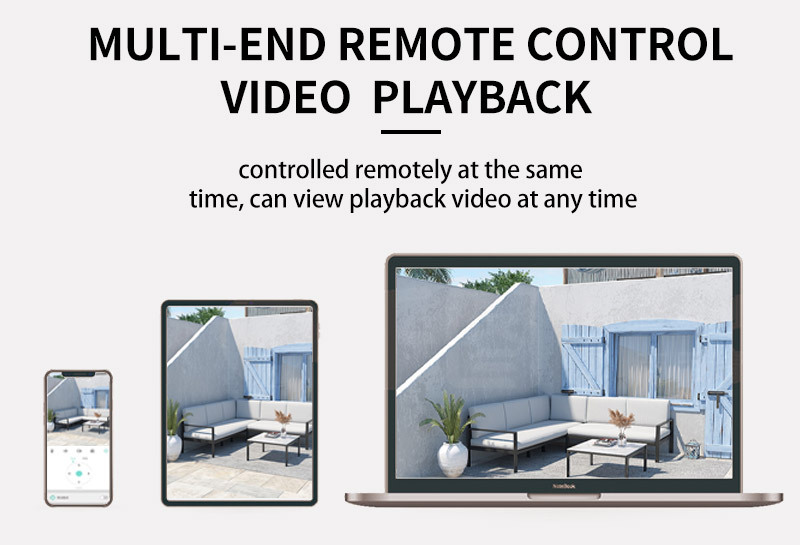 icsee dual-eye bulb camera, high-definition home wireless camera, network remote wifi cross-border monitor pic 11