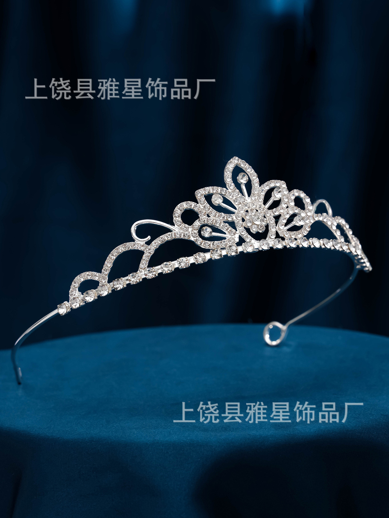 Cross-border venta caliente novia corona tocados accesorios de novia aros de pelo princesa etapa de cumpleaños corona de lujo strass accesorios de pelo pic 5
