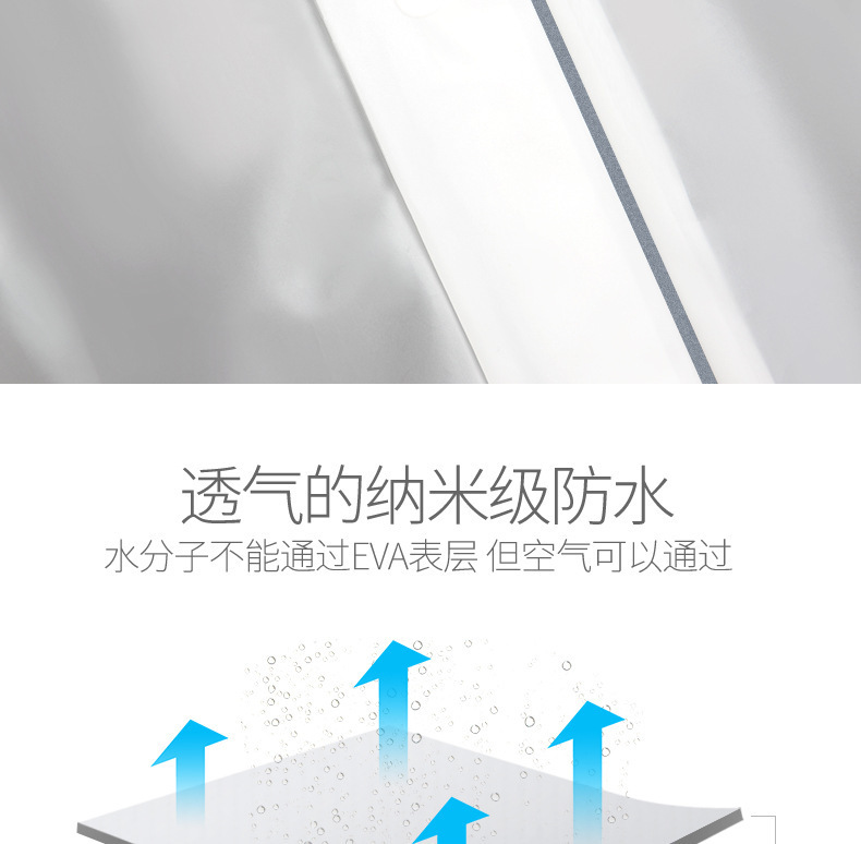 eva成人雨衣非一次性加厚加长户外骑行雨衣带帽加厚时尚连体雨披详情12
