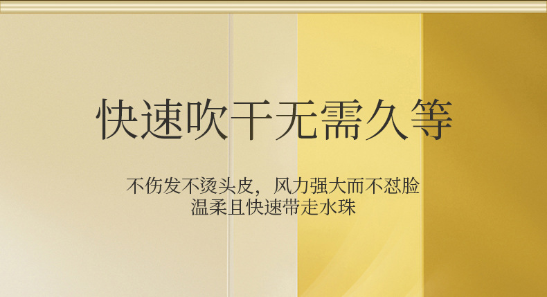 学生蓝光吹风机网红家用宿舍速干电吹风高速国标吹风筒一件起批详情25