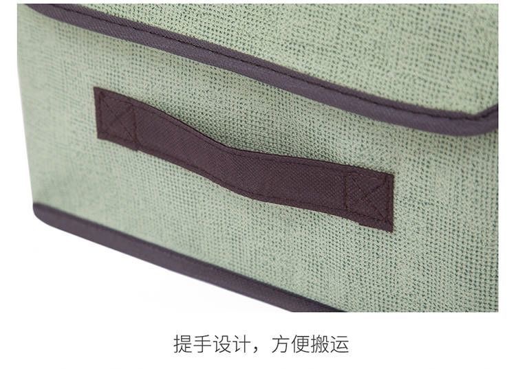 布艺无纺布收纳盒可折叠收纳箱大容量家居衣服收纳箱整理箱批发详情14