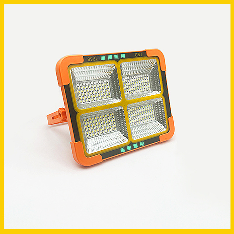 超亮家用太阳能灯照明灯户外灯庭院灯工程充电投光灯户外照明灯具详情2