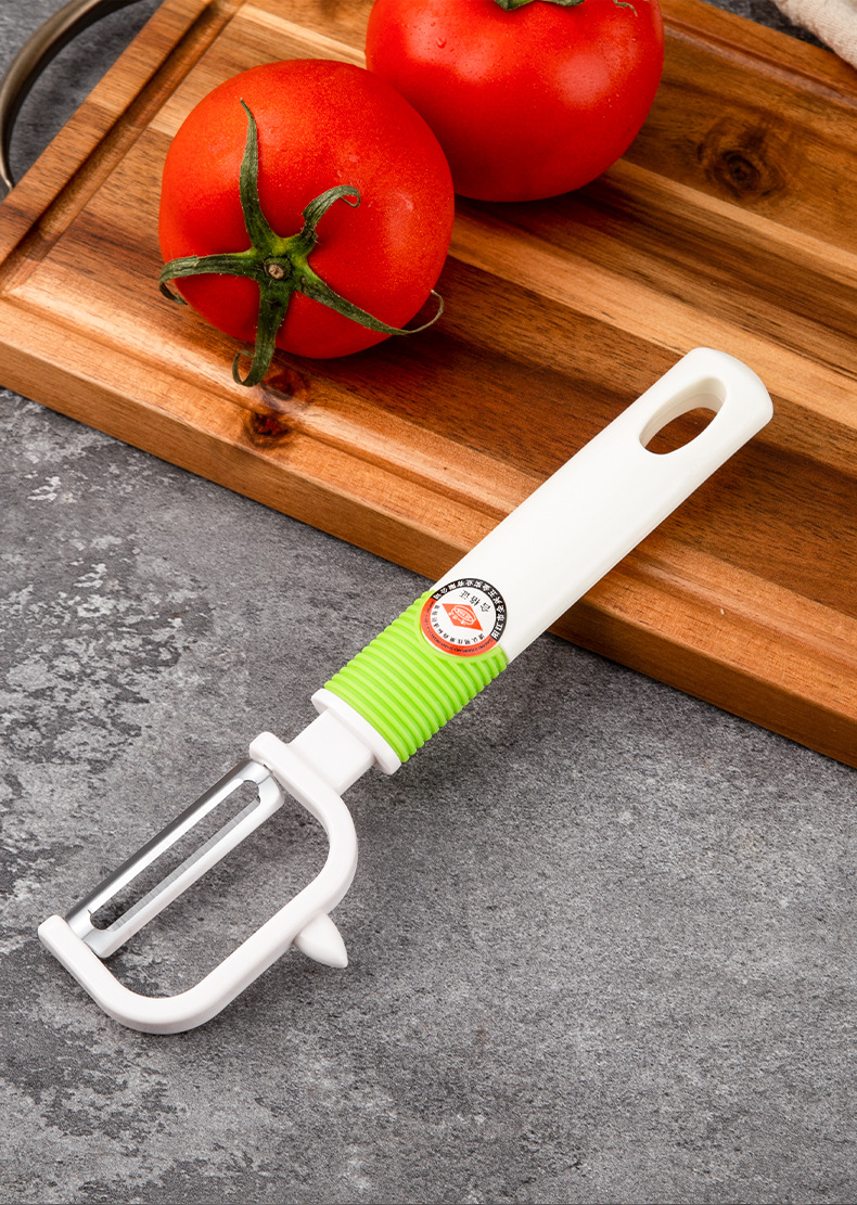 阳江正品德贤不锈钢水果刀 厨房便携削皮刀 家用切瓜刀果皮详情14