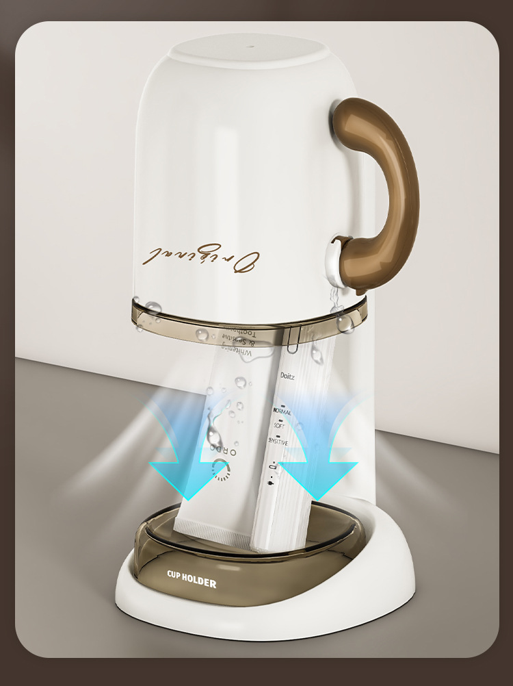 牙刷杯杯子套装漱口杯家用学生宿舍牙具牙缸洗漱用品置物架牙杯详情7