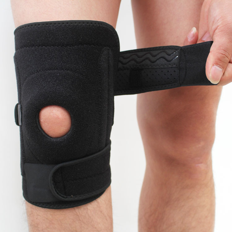 户外四弹簧支撑徒步登山护膝关节膝盖跑步运动篮球骑行护膝详情7