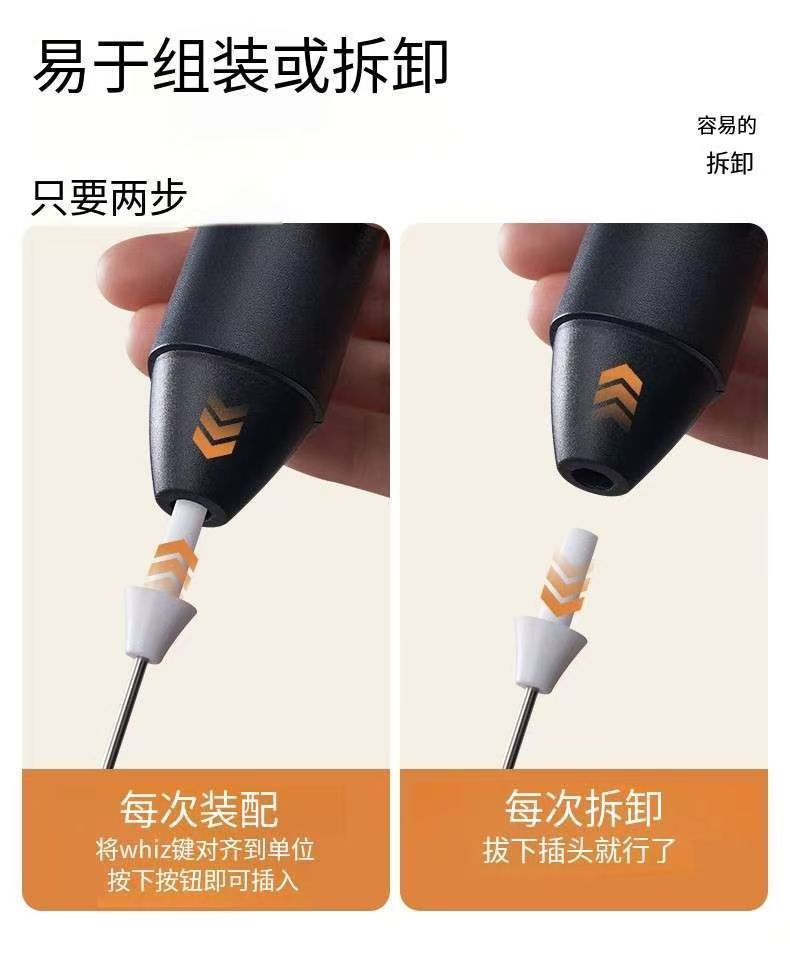 电动奶泡机不锈钢搅拌器打蛋器创意厨房家用咖啡搅拌棒详情11
