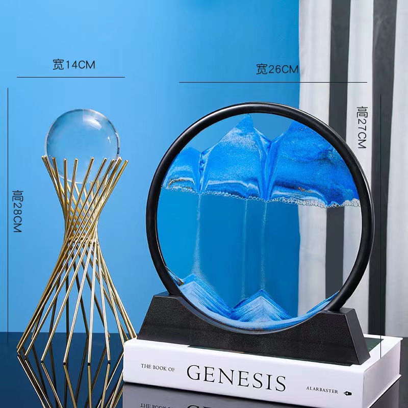 流沙画摆件创意艺术沙漏家居办公室客厅酒柜电视柜轻奢装饰品礼物详情14