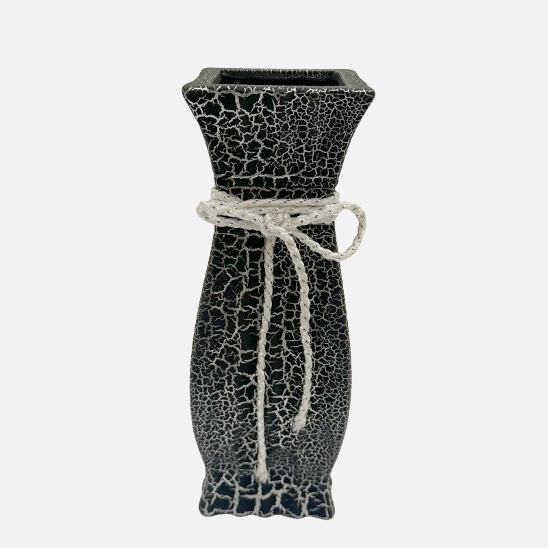 French retro vase, plastic imitation ceramic relief mini vase, ins style, bedroom hydroponic flower arrangement, living room decoration pic 5