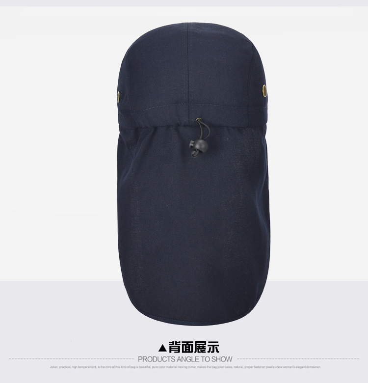 Factory direct sales of spring and summer hats, outdoor travel cycling sun hats, sun-protective fisherman hats, shawls, and custom-made fishing hats pic 13