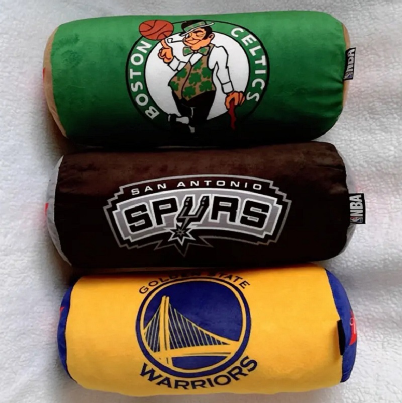The source factory customizes NBA super soft fabric to fill cylindrical and square throw pillows, office sofa cushions and home furnishings pic 11