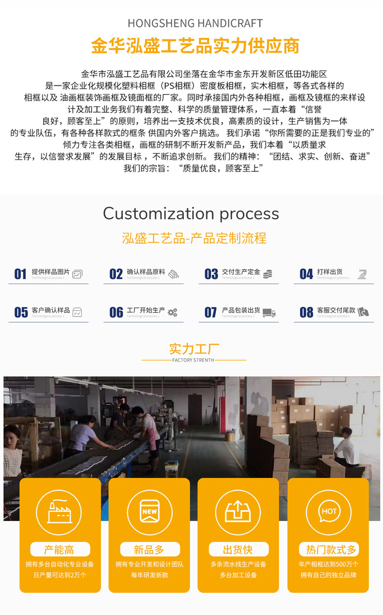 美式复古相框摆台高级感6寸7寸8寸装裱画框挂墙摆台相框厂家批发详情19