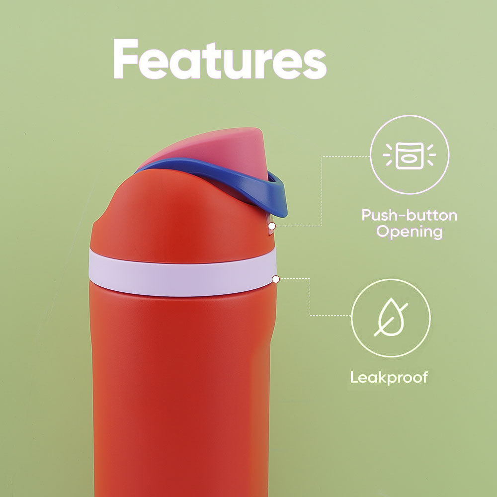 跨境热销304不锈钢户外运动便携式直身双层真空保温杯定 制批发详情3