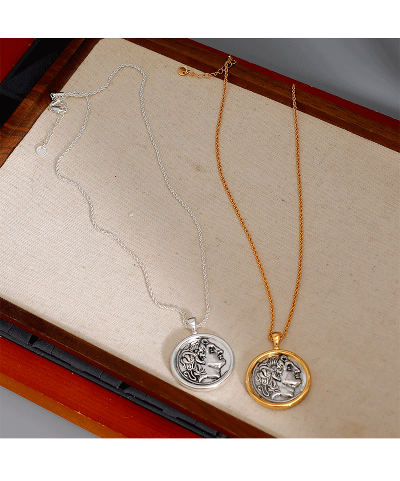Hyacinth antigua roma atenea colgante helios collar luz lujo nichos monedas antiguas monedas de oro suéter cadenas hombres y mujeres pic 2