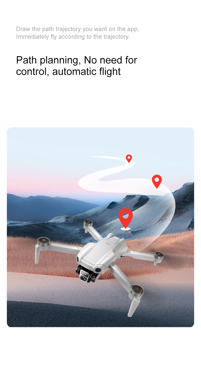 The cross-border new product A888PRO quadcopter is a high-definition aerial photography aircraft with brushless powerful remote control pic 30