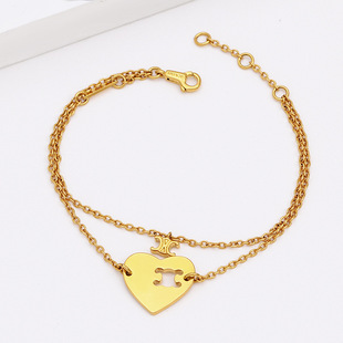 赛家CEL素圈指环女男冷淡风镂空字母戒指欧美百搭镀18K金情侣对戒详情10