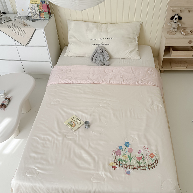 A类亲子款60支兰精天丝儿童夏被婴幼儿空调夏凉被午睡学生薄被子详情20