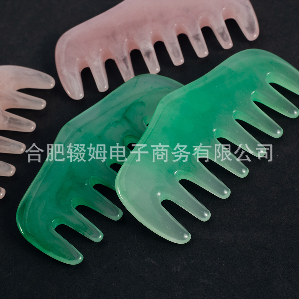 头部按摩器五爪头疗梳按摩爪按摩经络梳树脂点穴挠抓头皮按头神器详情10