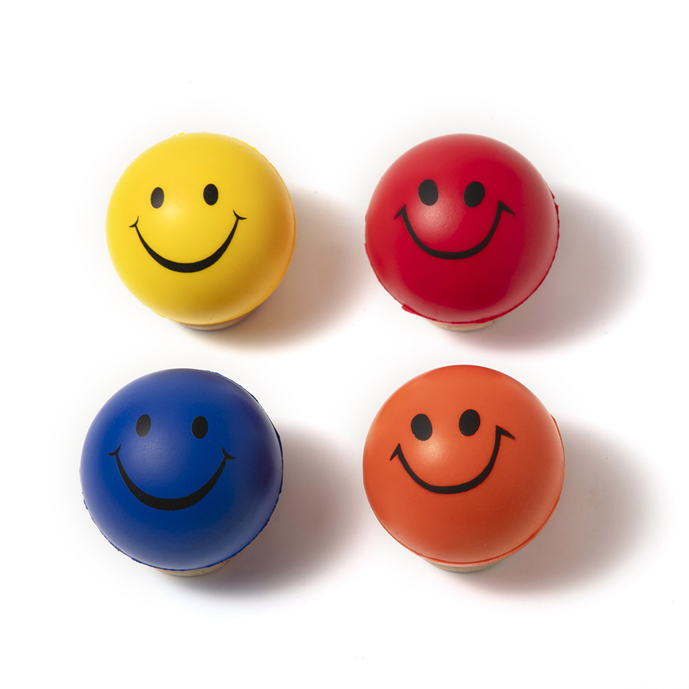 Factory direct sales of 6.3cmPU foam, multiple smiling face foam balls, pressure-relieving foam balls, foam hand toys, and fully printed balls pic 17