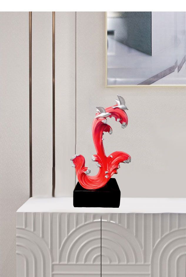 新款风生水起摆件客厅摆件高档乘风破浪装饰品房间办公室客厅摆件详情10