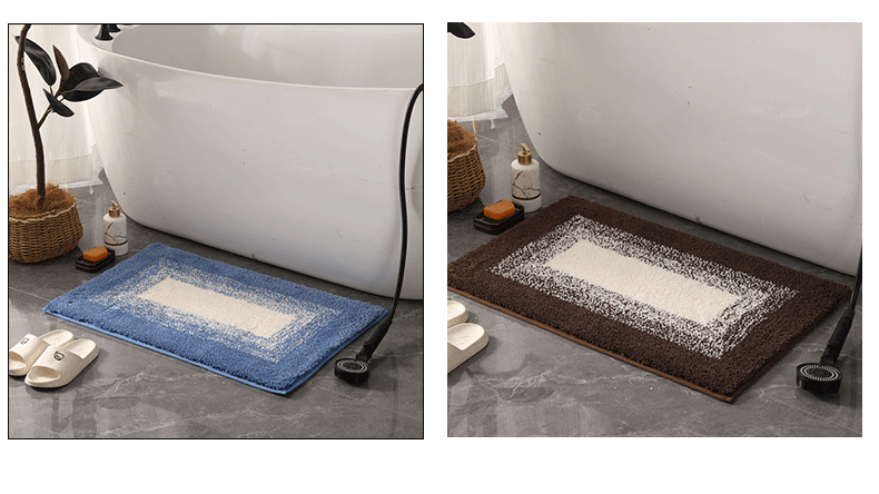 Bathroom absorbent MATS, floor MATS, cartoon flocked floor MATS, bathroom anti-slip floor MATS, home carpets, door MATS - one-piece consignment pic 16