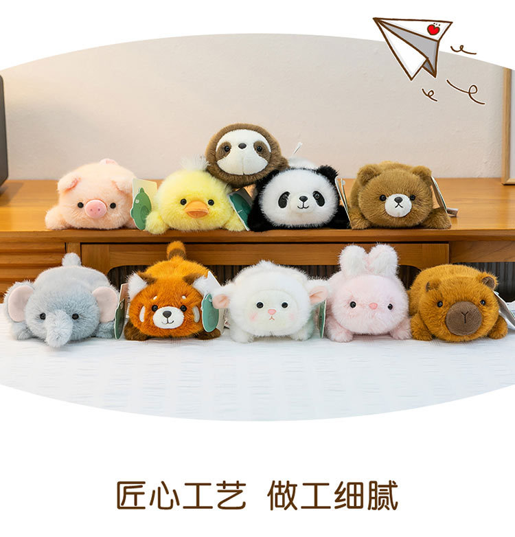 Wholesale of stuffed panda plush toys, scented brown bear palm treasure, wedding scattering powder rabbit, office sloth desk decoration pic 14