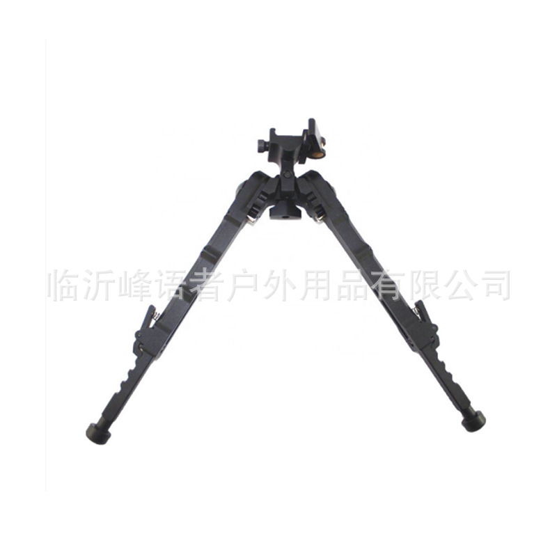 跨境黑色伸缩V9连体Bipod V9脚架黑色铝合金材质M-LOK V9竹节脚架详情4