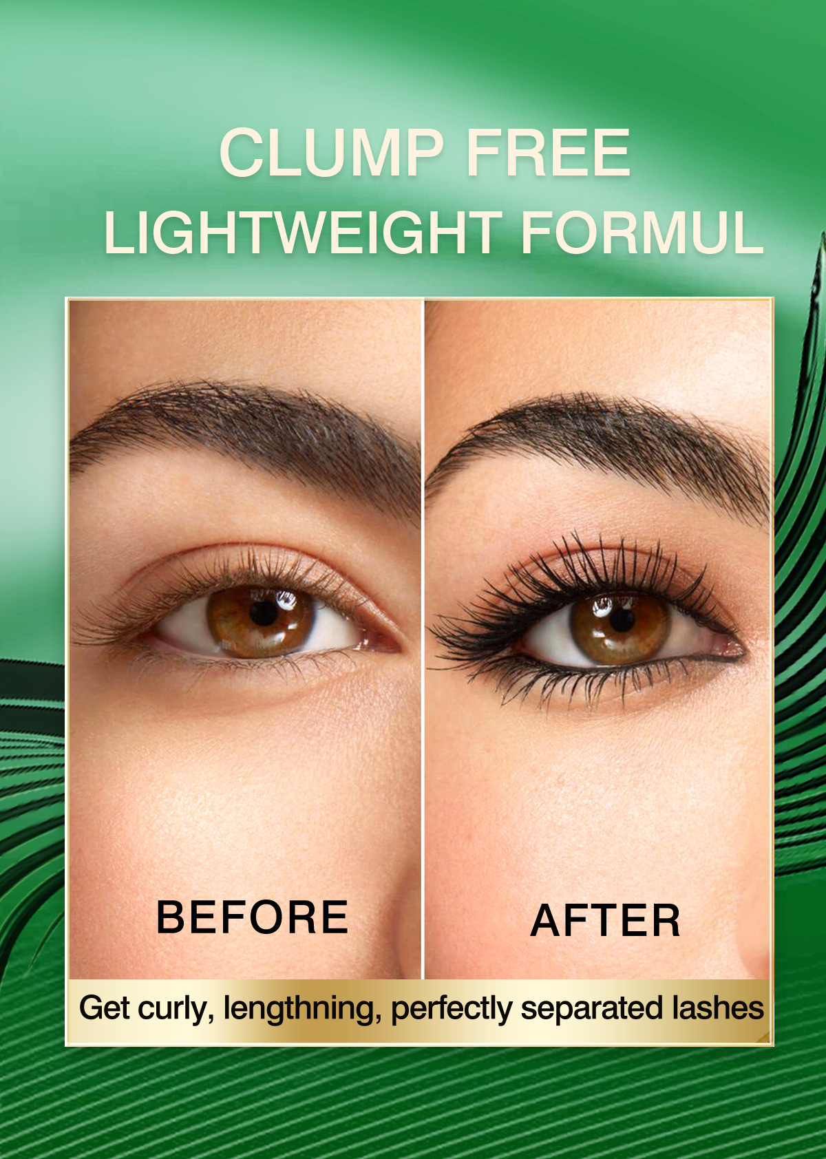 Cross-border exclusive bob Eyelash Mascara is waterproof, sweat-proof, non-staining, thick, curling, quick-drying and shaping for eyelashes as a base pic 9