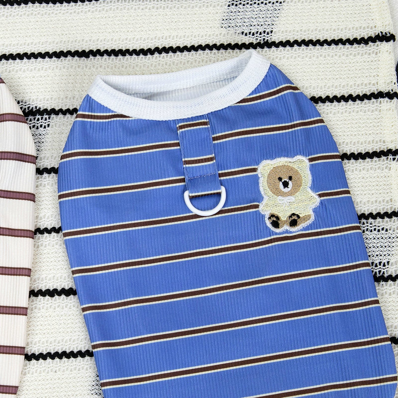 Spring and summer pet clothing: Thin little puppy clothes for cats, small dogs, Teddy puppies, Bichon Frise 2025, Baker vests pic 11