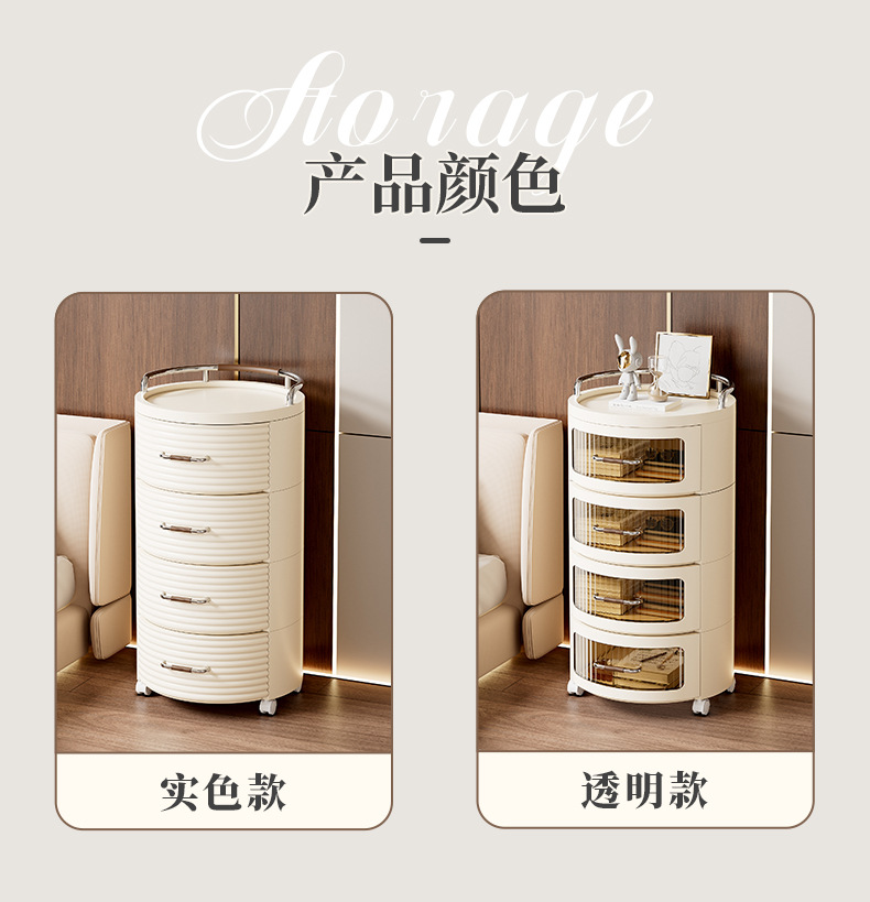 Drawer-type storage cabinet, household living room storage cabinet, multi-layer slit toy and snack storage cabinet, bedroom bedside table pic 14