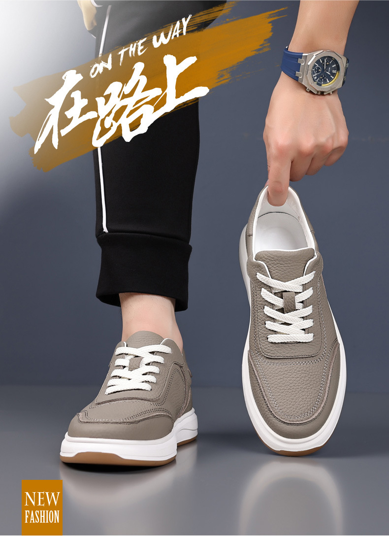 头层牛皮春季新款男士休闲鞋真皮透气男款皮鞋小白鞋板鞋男鞋鞋子详情21