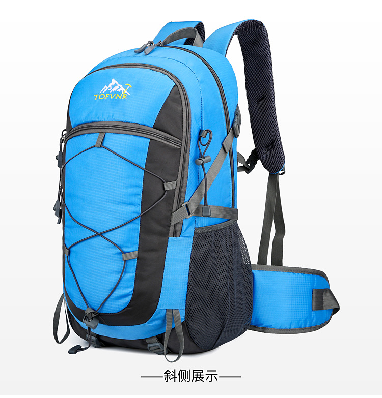 New fashionable outdoor mountaineering large-capacity lightweight hiking fitness travel bag, simple backpack for junior and senior high school students pic 29