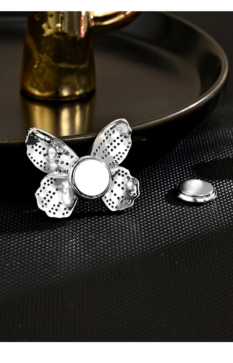 韩系梦幻粉钻甜美少女蝴蝶磁吸扣百搭精美通勤衬衫礼裙防走光胸花详情18