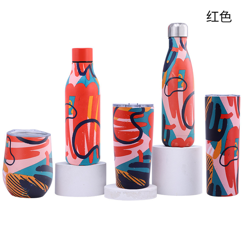 外贸专供304不锈钢创意保温杯可乐瓶蛋壳杯乐途运动瓶男女水杯2详情9