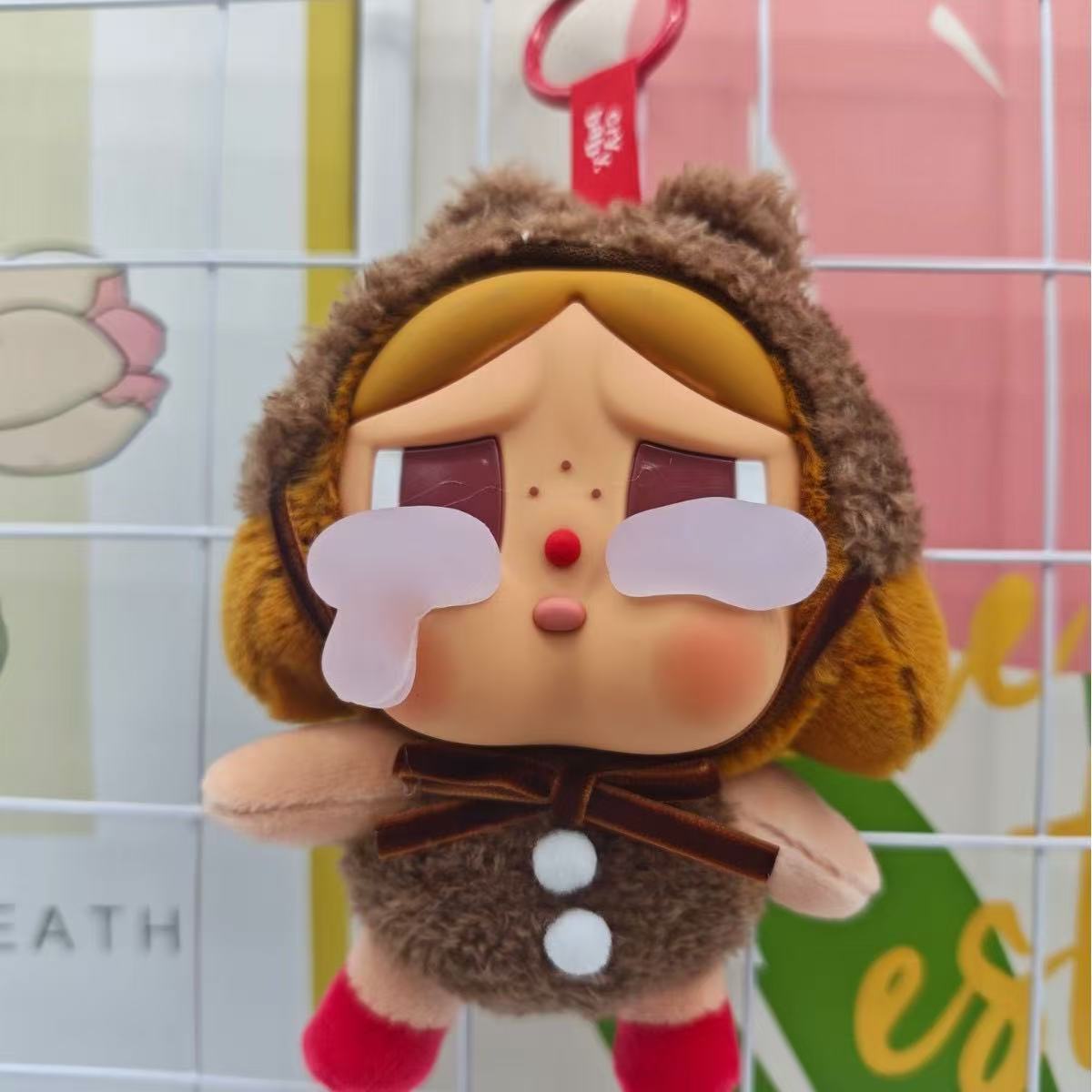 新品跨境哭娃东南亚盲盒裸版毛绒公仔呆萌款钥匙扣包包礼品挂玩偶详情9