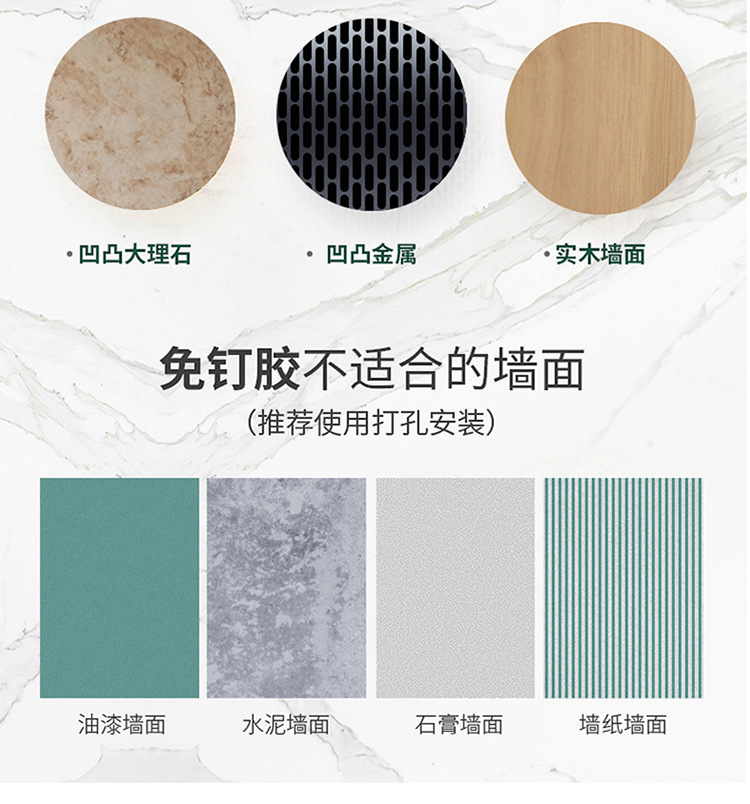 Bathroom toilet brush holder, 304 stainless steel, no need for drilling, hotel toilet brush, wall-mounted household toilet brush cup pic 17